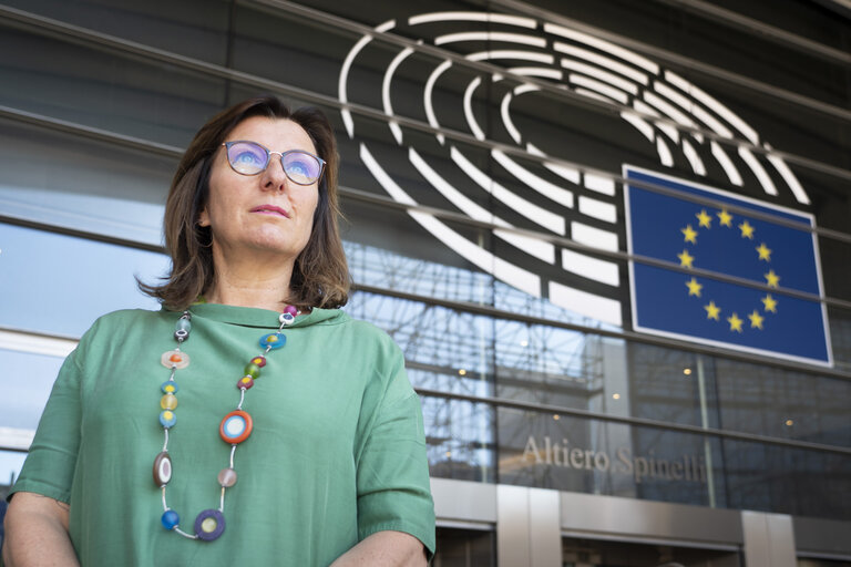 Fotografia 1: Tilly METZ in the EP in Brussels