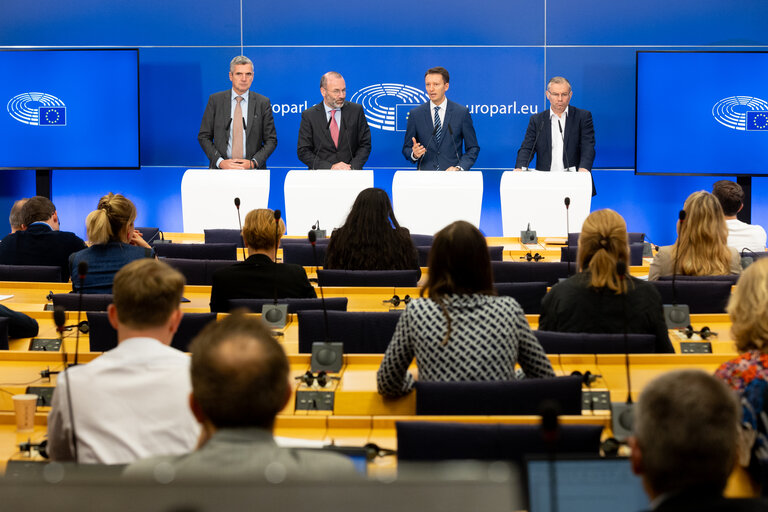 Photo 10: Press conference on EPP vision for agriculture in Europe