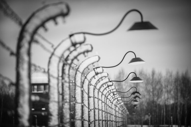 Foto 17: Illustrative photo of the Auschwitz-Birkenau Memorial and Museum, a former German Nazi concentration and extermination camp, in Poland on January 18, 2022.