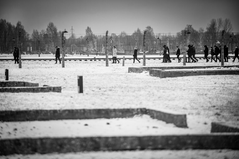 Φωτογραφία 24: Illustrative photo of the Auschwitz-Birkenau Memorial and Museum, a former German Nazi concentration and extermination camp, in Poland on January 18, 2022.