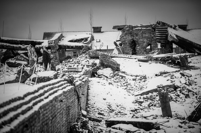 Φωτογραφία 30: Illustrative photo of the Auschwitz-Birkenau Memorial and Museum, a former German Nazi concentration and extermination camp, in Poland on January 18, 2022.