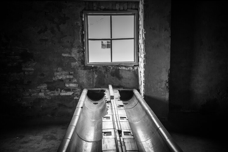 Photo 13 : Illustrative photo of the Auschwitz-Birkenau Memorial and Museum, a former German Nazi concentration and extermination camp, in Poland on January 18, 2022.