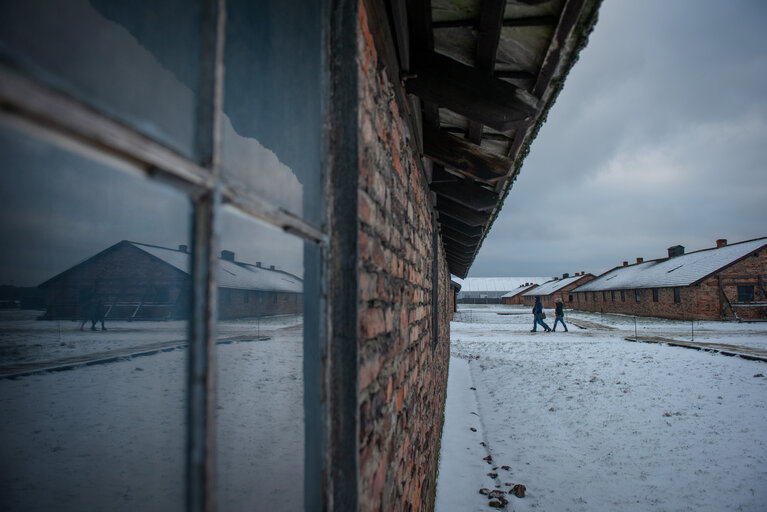 Foto 4: Illustrative photo of the Auschwitz-Birkenau Memorial and Museum, a former German Nazi concentration and extermination camp, in Poland on January 18, 2022.