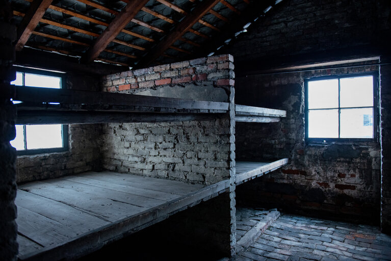 Foto 5: Illustrative photo of the Auschwitz-Birkenau Memorial and Museum, a former German Nazi concentration and extermination camp, in Poland on January 18, 2022.