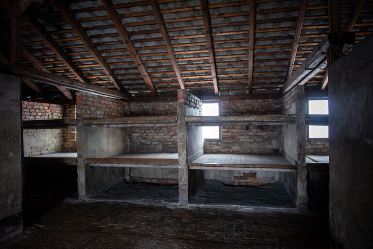 Foto 9: Illustrative photo of the Auschwitz-Birkenau Memorial and Museum, a former German Nazi concentration and extermination camp, in Poland on January 18, 2022.