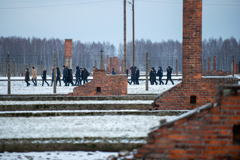 Foto 26: Illustrative photo of the Auschwitz-Birkenau Memorial and Museum, a former German Nazi concentration and extermination camp, in Poland on January 18, 2022.