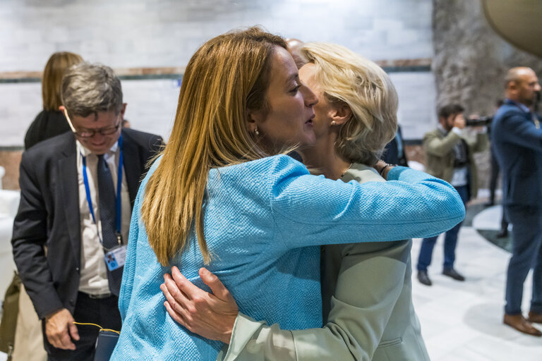 Fotografie 7: Roberta METSOLA, EP President, participates to the Meeting of the European Political Community, in Granada (Spain)