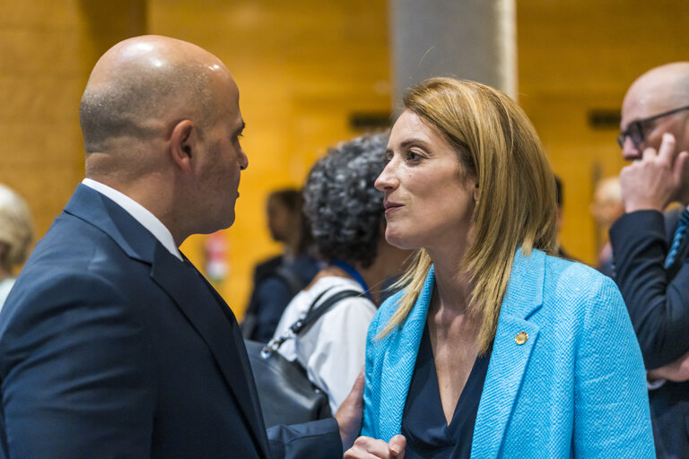 Fotografie 6: Roberta METSOLA, EP President, participates to the Meeting of the European Political Community, in Granada (Spain)