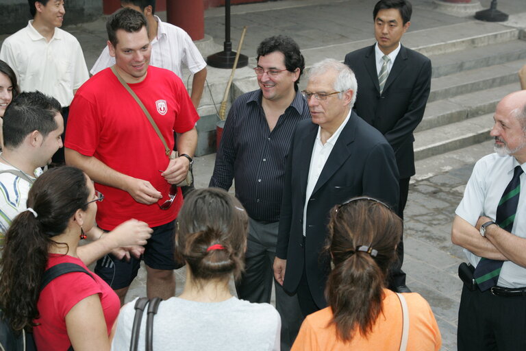 Fotografia 46: Josep Borrell Fontelles, EP President during his official visit to China, July 8, 2006