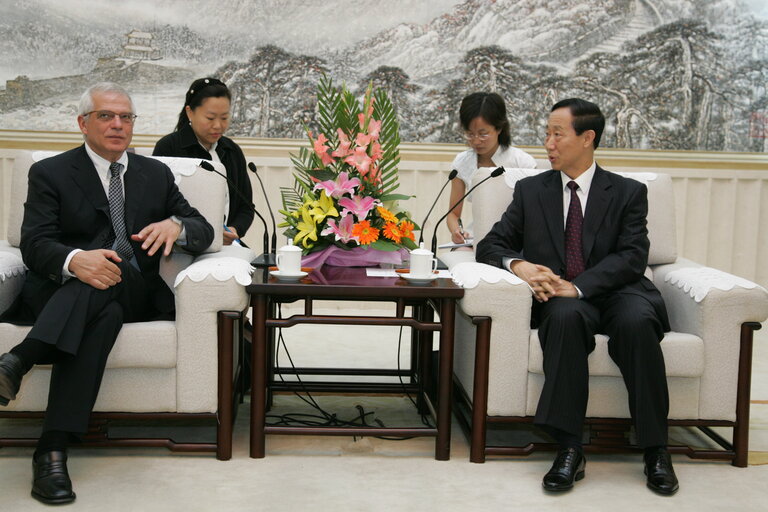 Fotografia 11: Josep Borrell Fontelles, EP President during his official visit to China, July 12-13, 2006