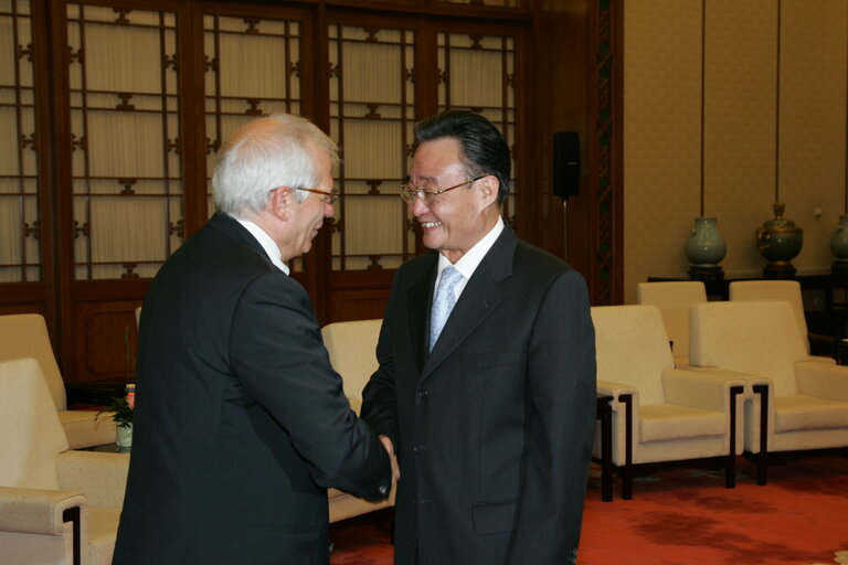 Valokuva 44: Josep Borrell Fontelles, EP President during his official visit to China, July 12-13, 2006