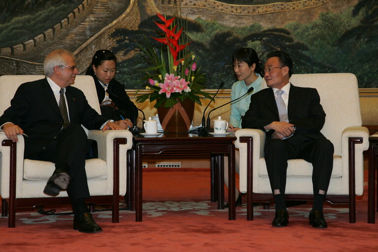 Valokuva 38: Josep Borrell Fontelles, EP President during his official visit to China, July 12-13, 2006