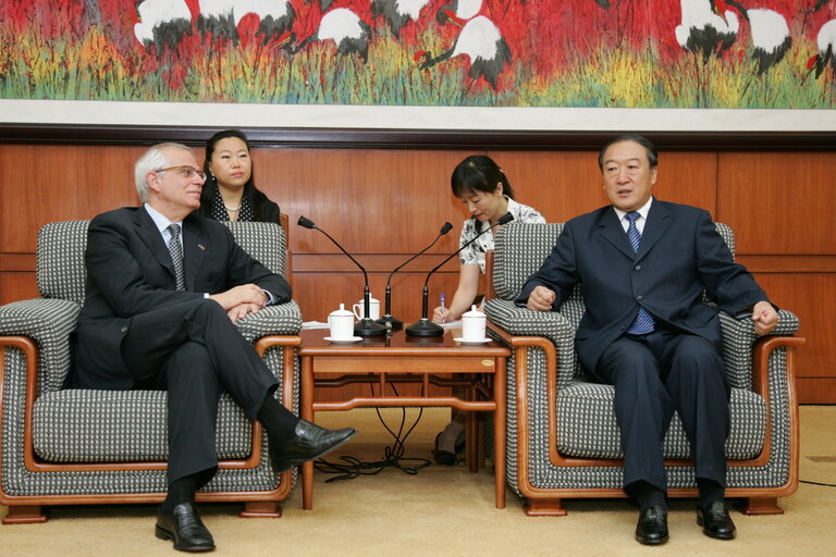 Fotografia 19: Josep Borrell Fontelles, EP President during his official visit to China, July 12-13, 2006