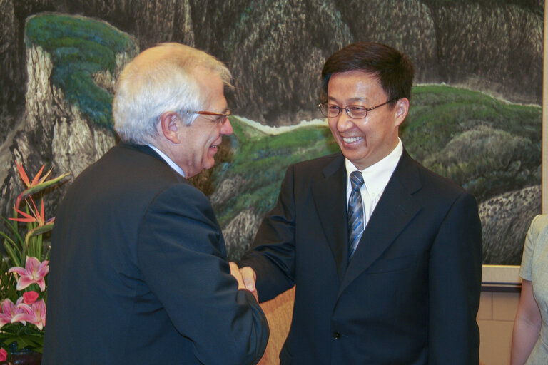 Fotografia 32: Josep Borrell Fontelles, EP President during his official visit to China, July 14-15, 2006