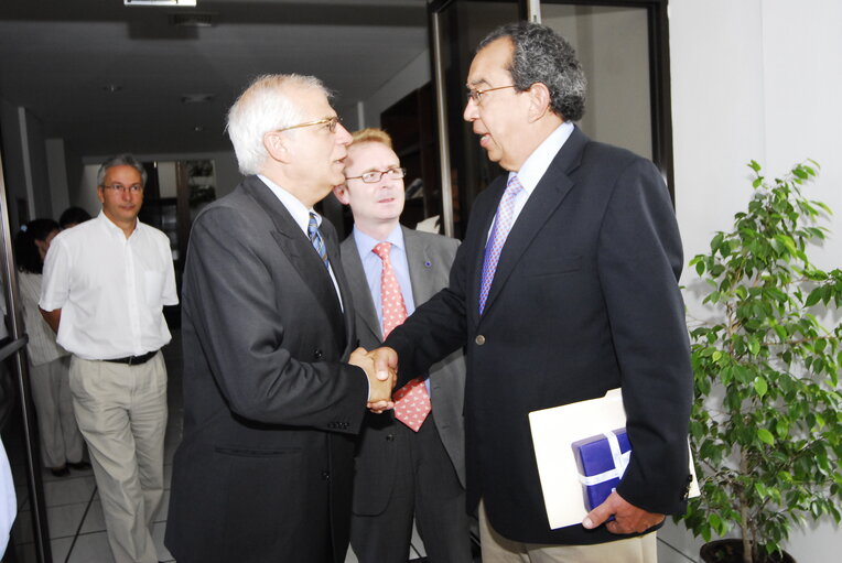 Fotogrāfija 23: Josep Borrell Fontelles, EP President during his official visit to Nicaragua, August 11 to 13, 2006