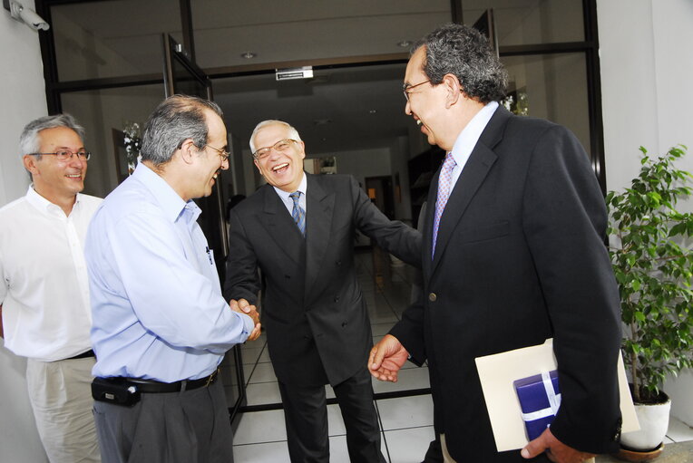 Fotogrāfija 22: Josep Borrell Fontelles, EP President during his official visit to Nicaragua, August 11 to 13, 2006