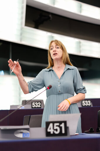 Fotografija 5: EP Plenary session - Effectiveness of the EU sanctions on Russia