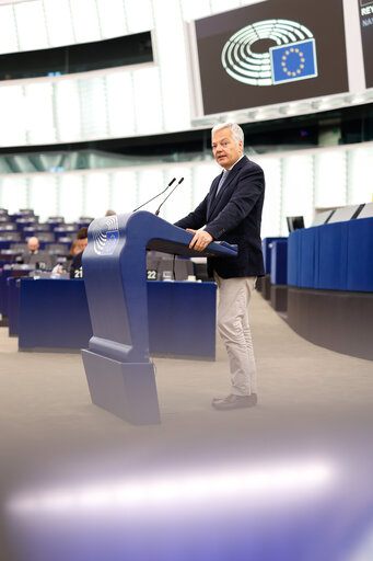 Φωτογραφία 1: EP Plenary session - Effectiveness of the EU sanctions on Russia