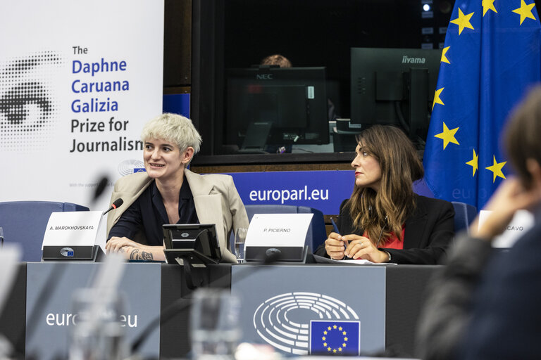 Fotografija 1: Press seminar on ' Safeguarding Media Freedom: the role of the European Union '