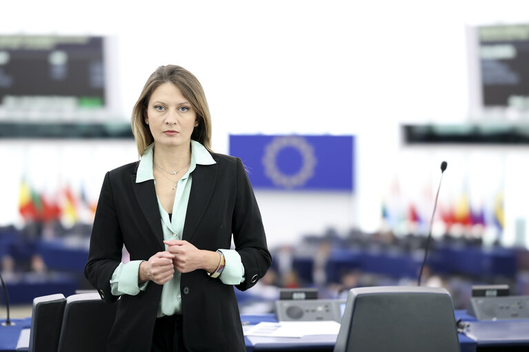 Fotografija 14: Tsvetelina PENKOVA in the EP in Strasbourg