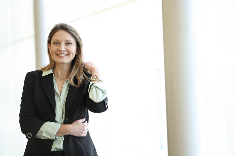 Foto 2: Tsvetelina PENKOVA in the EP in Strasbourg