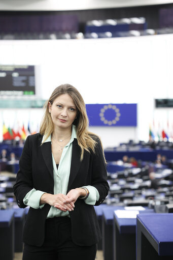 Fotó 13: Tsvetelina PENKOVA in the EP in Strasbourg