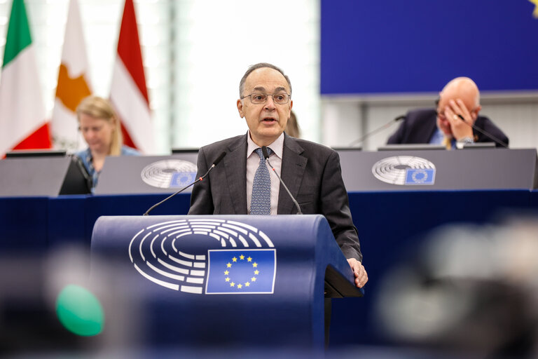 Photo 36 : EP Plenary session - Council and Commission statements - Preparation of the European Council meeting of 26-27 October 2023