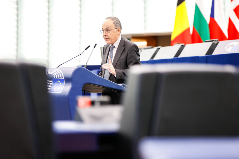 Photo 34 : EP Plenary session - Council and Commission statements - Preparation of the European Council meeting of 26-27 October 2023