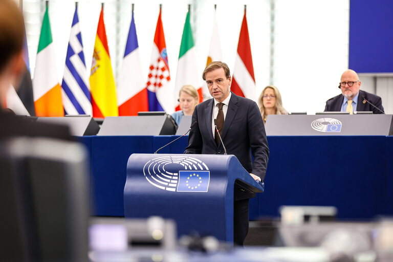 Photo 27 : EP Plenary session - Council and Commission statements - Preparation of the European Council meeting of 26-27 October 2023