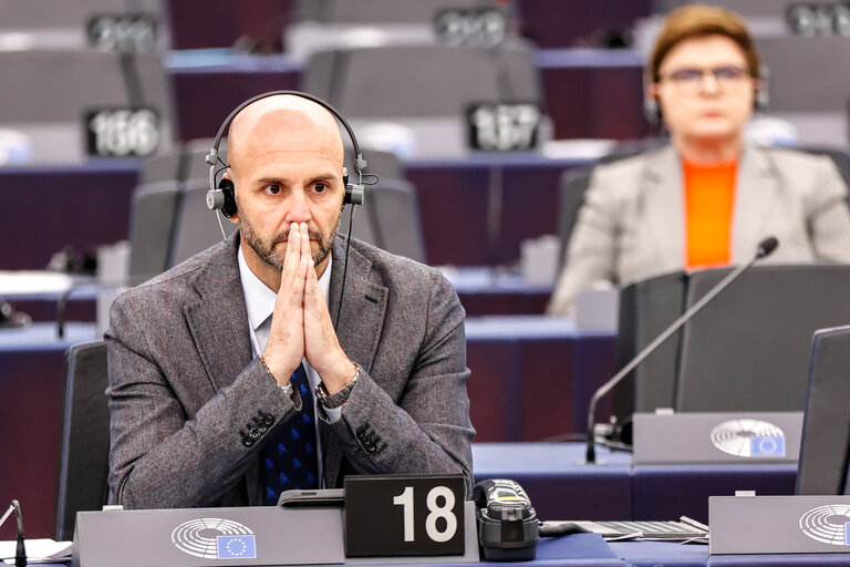 Photo 25 : EP Plenary session - Council and Commission statements - Preparation of the European Council meeting of 26-27 October 2023