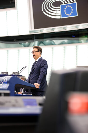 Fotografia 19: EP Plenary session - Council and Commission statements - Preparation of the European Council meeting of 26-27 October 2023