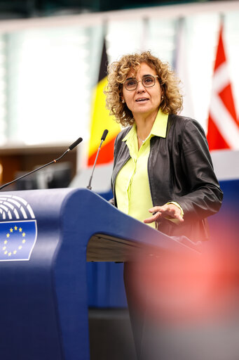 Photo 21 : EP Plenary session - Council and Commission statements - Preparation of the European Council meeting of 26-27 October 2023