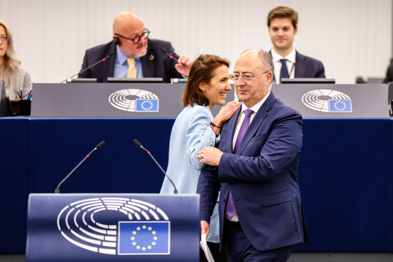 Photo 13 : EP Plenary session - Council and Commission statements - Preparation of the European Council meeting of 26-27 October 2023