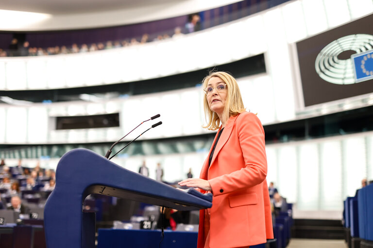 Photo 8 : EP Plenary session - Council and Commission statements - Preparation of the European Council meeting of 26-27 October 2023