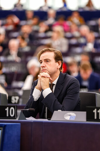 Photo 4 : EP Plenary session - Council and Commission statements - Preparation of the European Council meeting of 26-27 October 2023