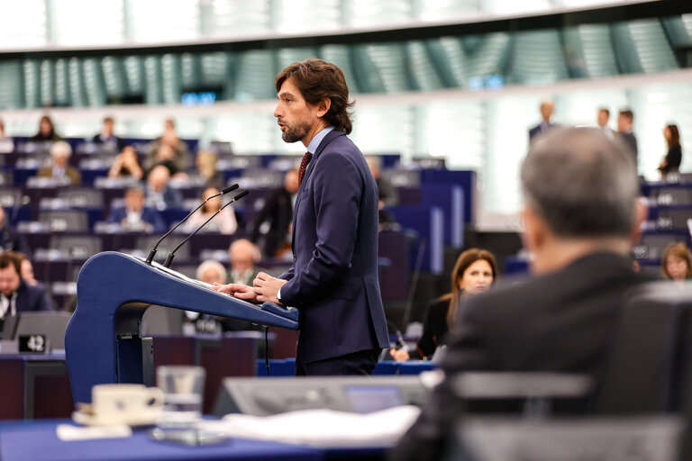 Fotografia 10: EP Plenary session - Council and Commission statements - Preparation of the European Council meeting of 26-27 October 2023