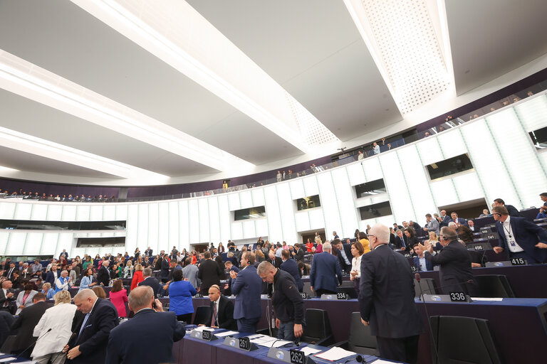 Nuotrauka 30: EP Plenary session - Voting session