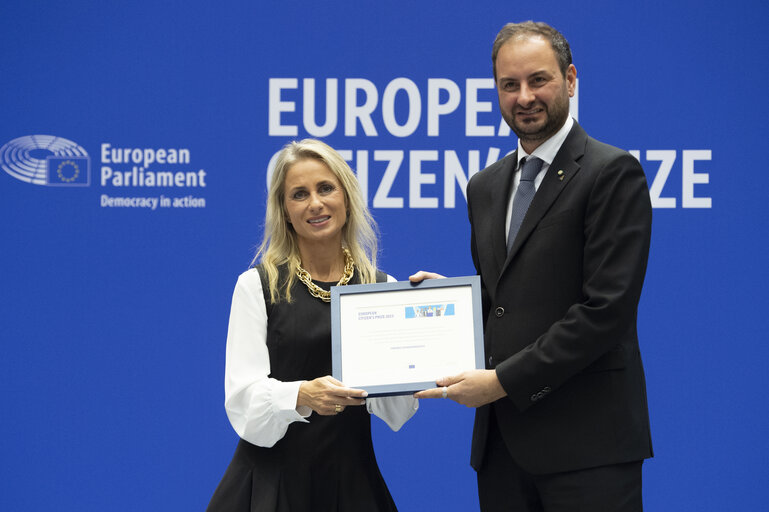 Fotografi 3: European Citizen's Prize 2023 Central Award ceremony