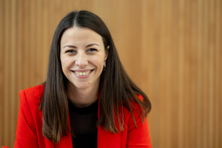 Fotografie 2: Irena JOVEVA in the EP in Brussels