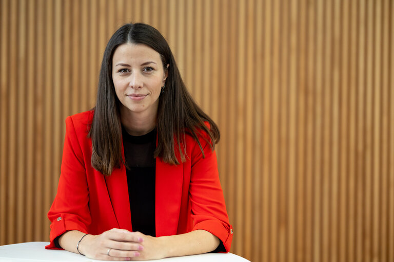 Fotogrāfija 4: Irena JOVEVA in the EP in Brussels