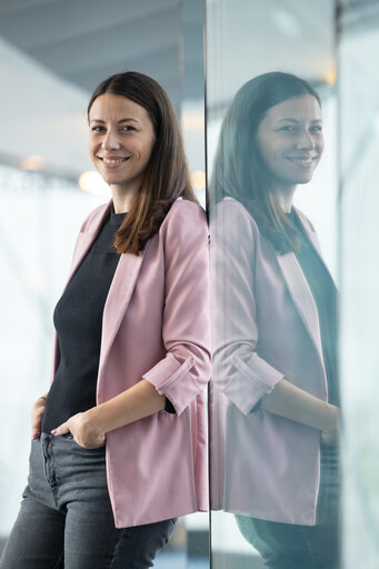 Fotogrāfija 5: Irena JOVEVA in the EP in Brussels