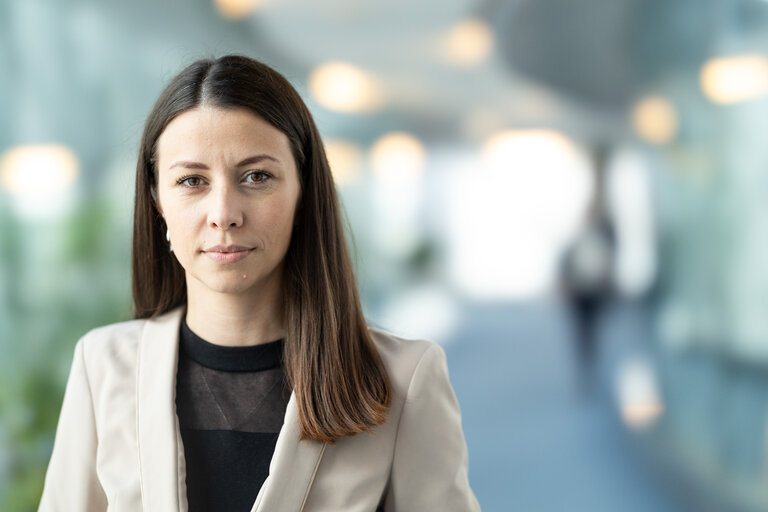 Irena JOVEVA in the EP in Brussels