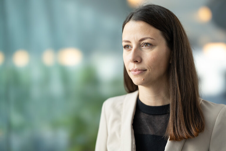 Fotogrāfija 7: Irena JOVEVA in the EP in Brussels