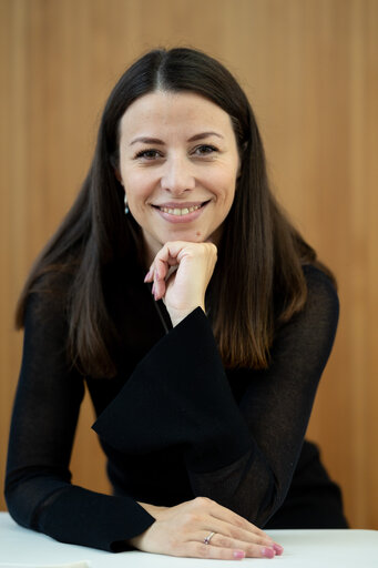 Fotografija 8: Irena JOVEVA in the EP in Brussels