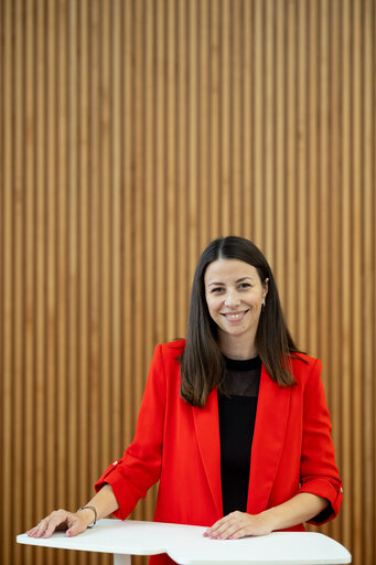 Irena JOVEVA in the EP in Brussels