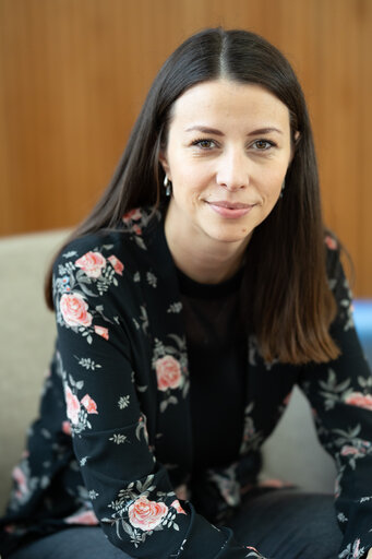 Irena JOVEVA in the EP in Brussels