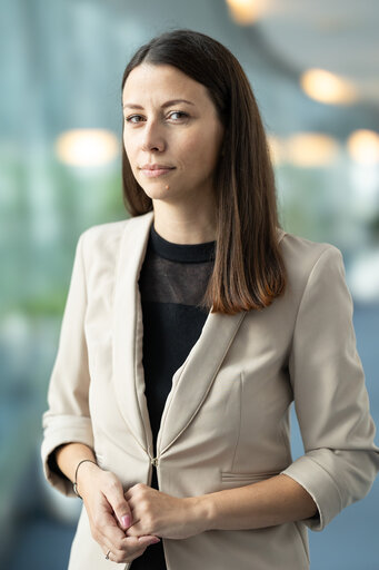 Fotografi 13: Irena JOVEVA in the EP in Brussels