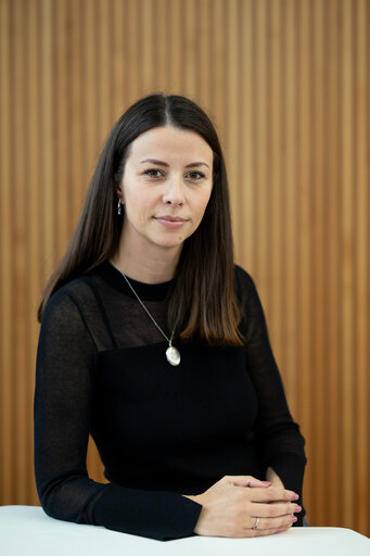 Irena JOVEVA in the EP in Brussels