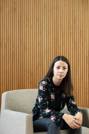 Irena JOVEVA in the EP in Brussels