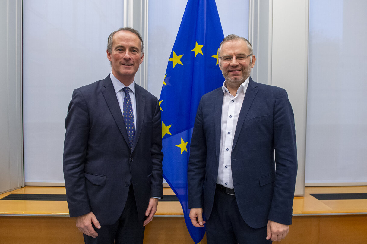 Upcoming Belgian Presidency of the Council - Ambassador Pierre CARTUYVELS meets with Norbert LINS, AGRI committee Chair